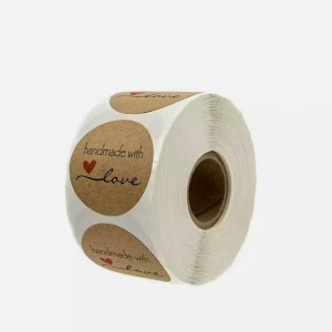 Handmade Etiketten selbstklebend ab 10 St. Motiv 1