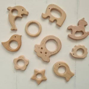 Greifling Beißring Buchenholz Tier natur