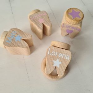 Personalisierte Milchzahndose mit Name - Zahnfee