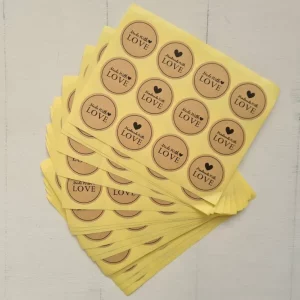 Handmade Etiketten selbstklebend ab 10 St. Motiv 3