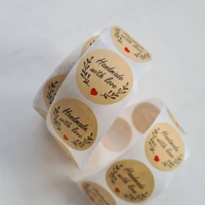Handmade Etiketten selbstklebend ab 10 St. Motiv 2