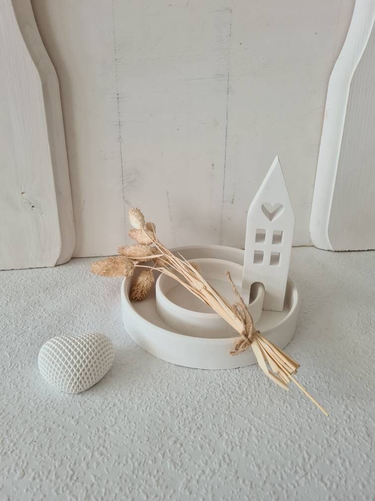 Dekoteller/Kerzenhalter in 3 Varianten – Bild 5