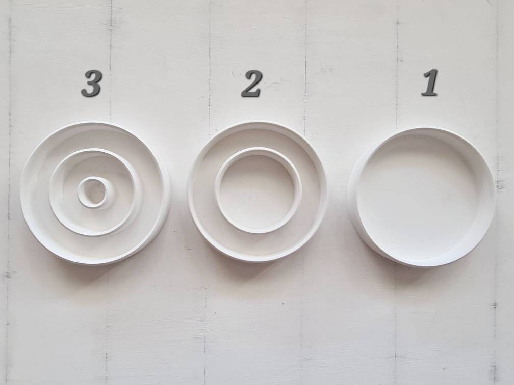 Dekoteller/Kerzenhalter in 3 Varianten – Bild 2