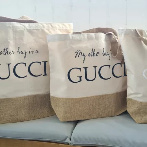 Strandtasche/Shopper mit originellem Spruch