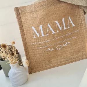 Jutetasche Mama