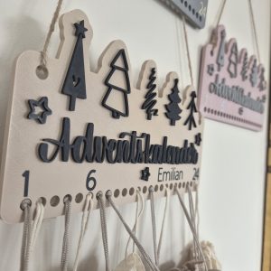 Personalisierter Adventskalender zum Befüllen